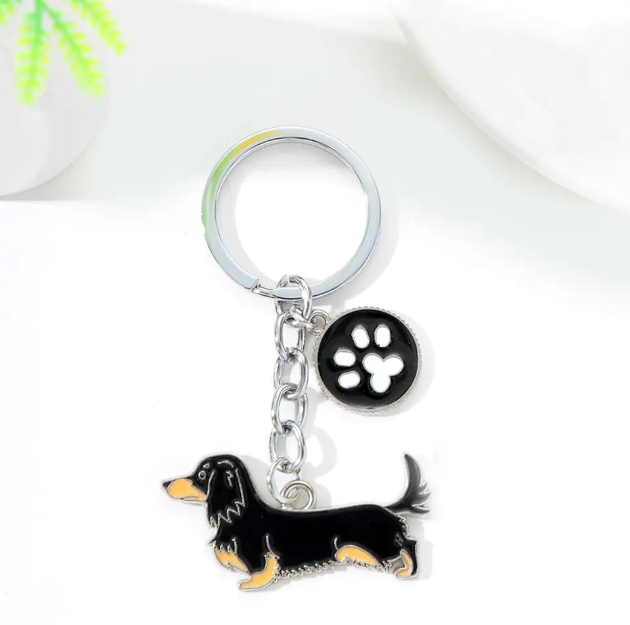 Dachshund Keychain