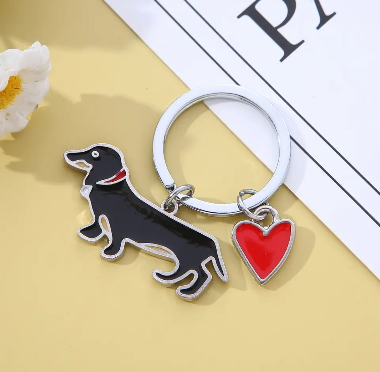 Dachshund Keychain