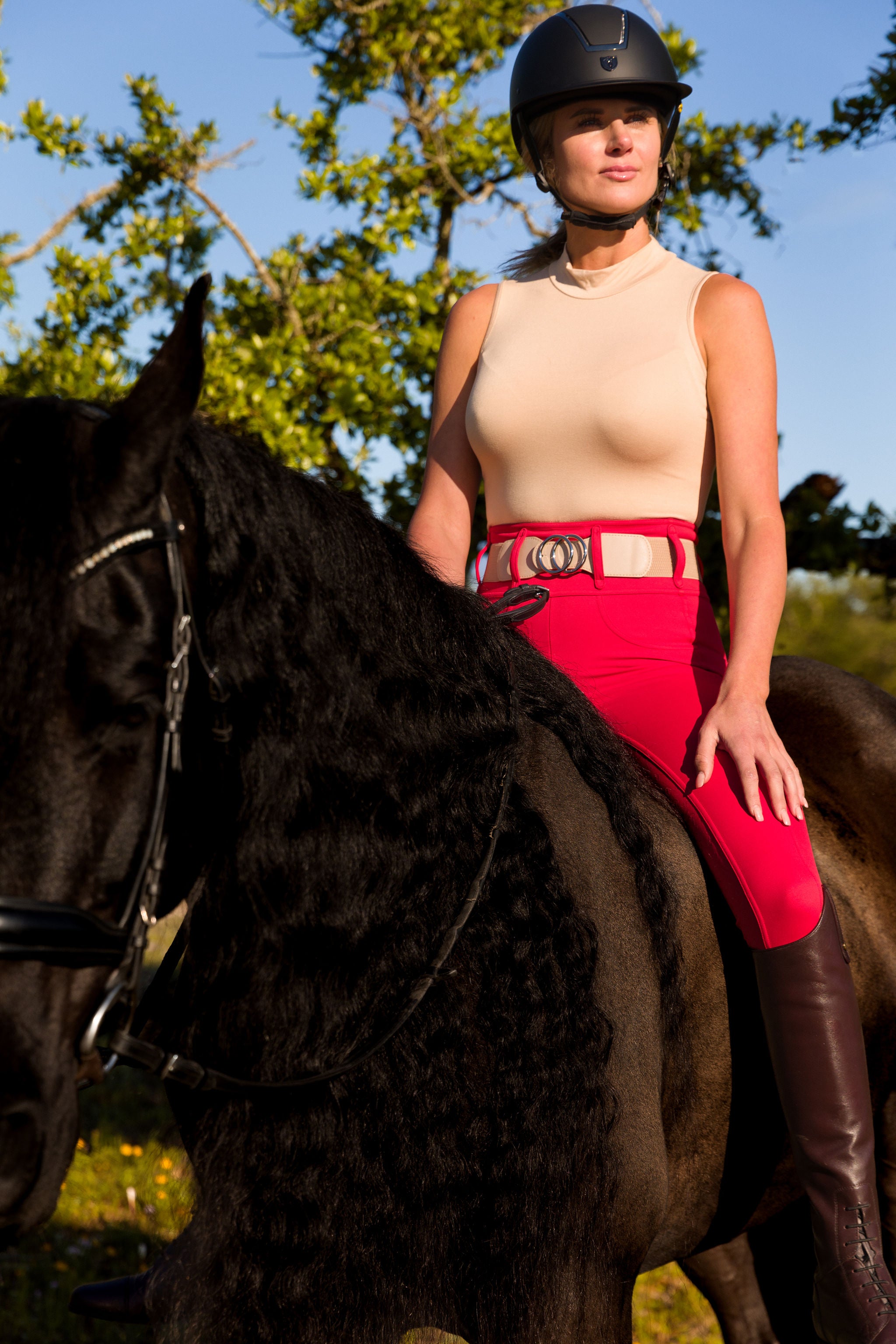 Coral Reef Athletic Breech Riding